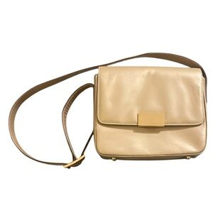 St. John Metallic Gold Shoulder Bag
